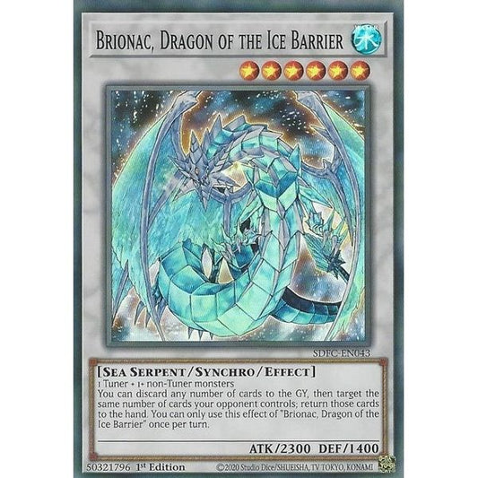 Image for Brionac, Dragon of the Ice Barrier (SDFC-EN043) (SDFC) - YuGiOh
