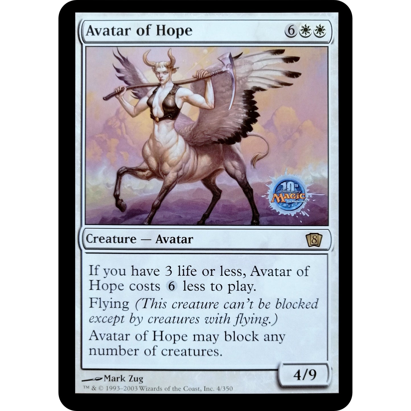 Image for Avatar of Hope (Grand Prix Bangkok 2003) (4) (OVER) - Magic: The Gathering