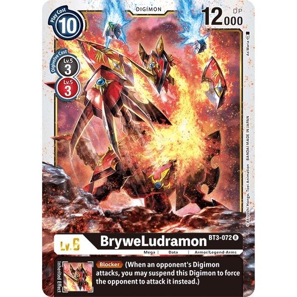 Image for BryweLudramon (BT3-072 R) (BT01-03B) - Digimon Card Game
