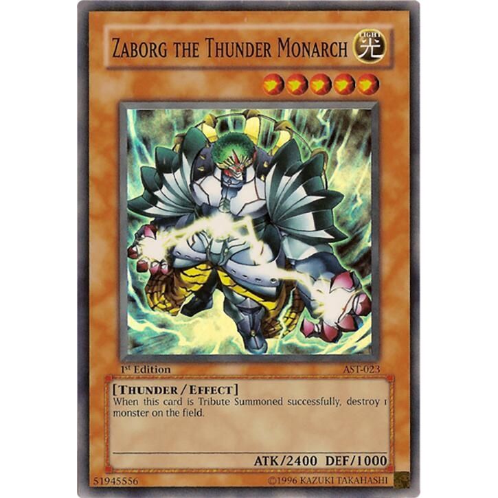Image for Zaborg the Thunder Monarch (AST-023) (AST) - YuGiOh