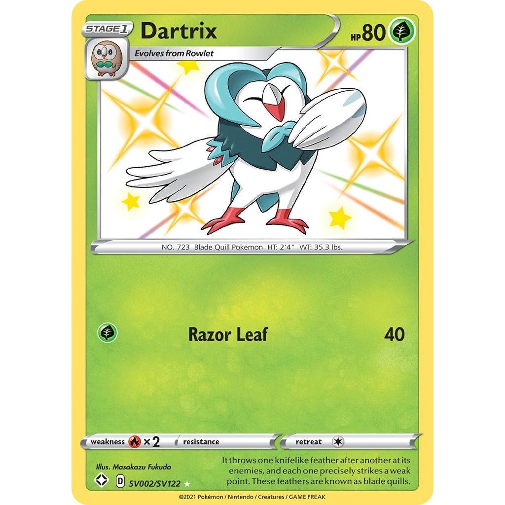 Image for Dartrix (SV002/SV122) (SHFSV) - Pokemon