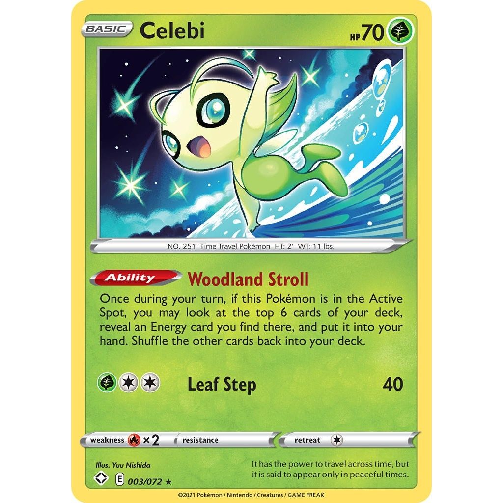 Image for Celebi (003/072) (SHF) - Pokemon