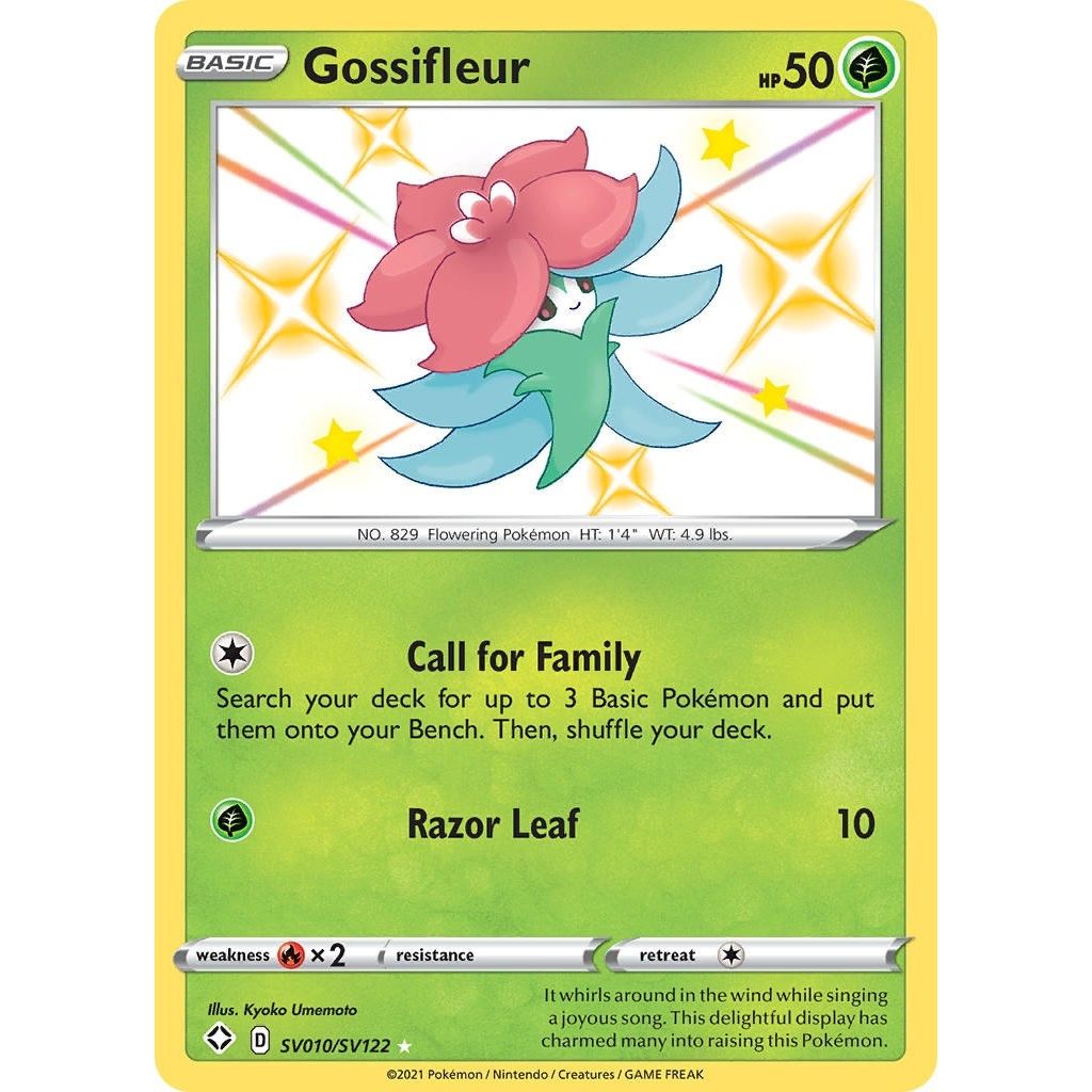 Image for Gossifleur (SV010/SV122) (SHFSV) - Pokemon