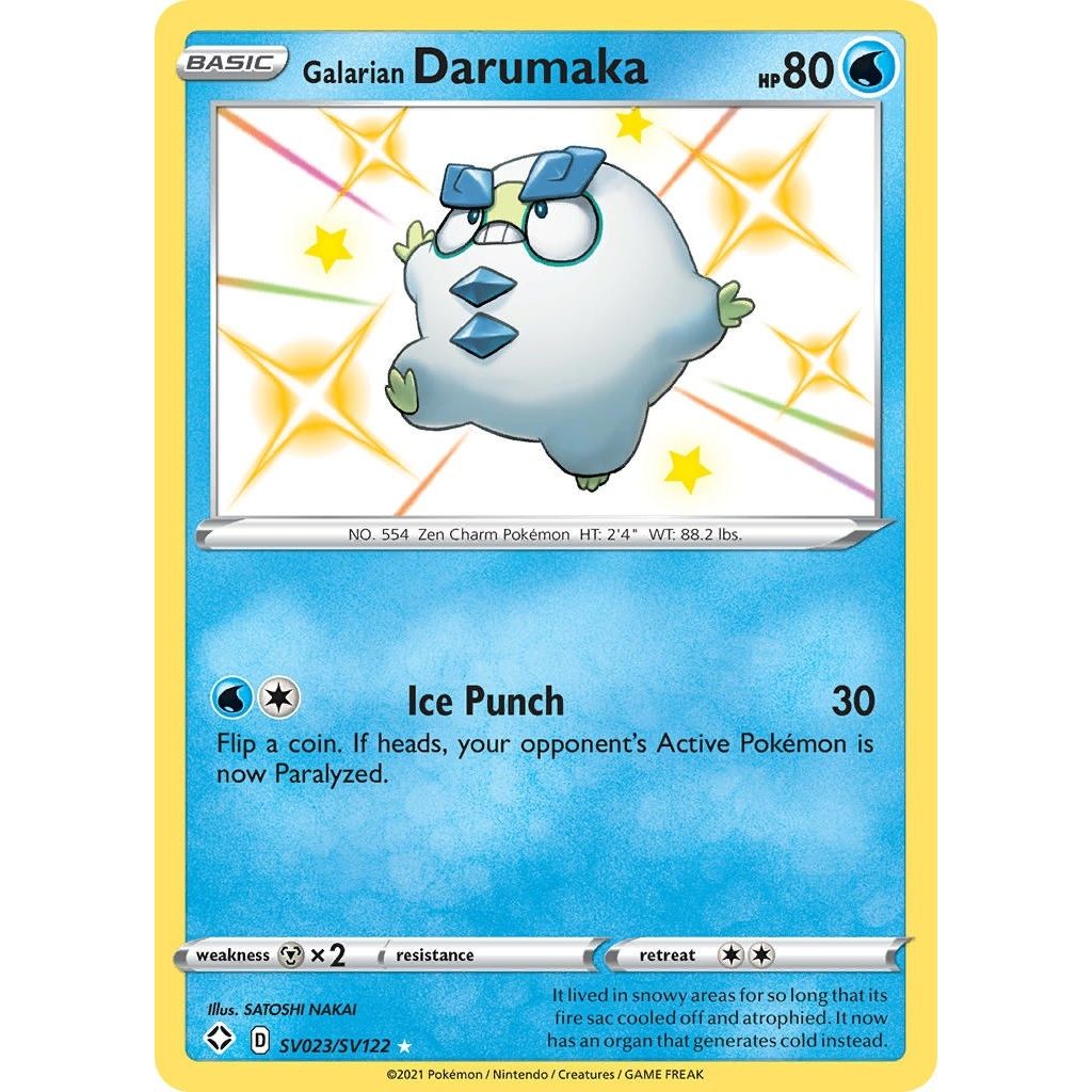 Image for Galarian Darumaka (SV023/SV122) (SHFSV) - Pokemon