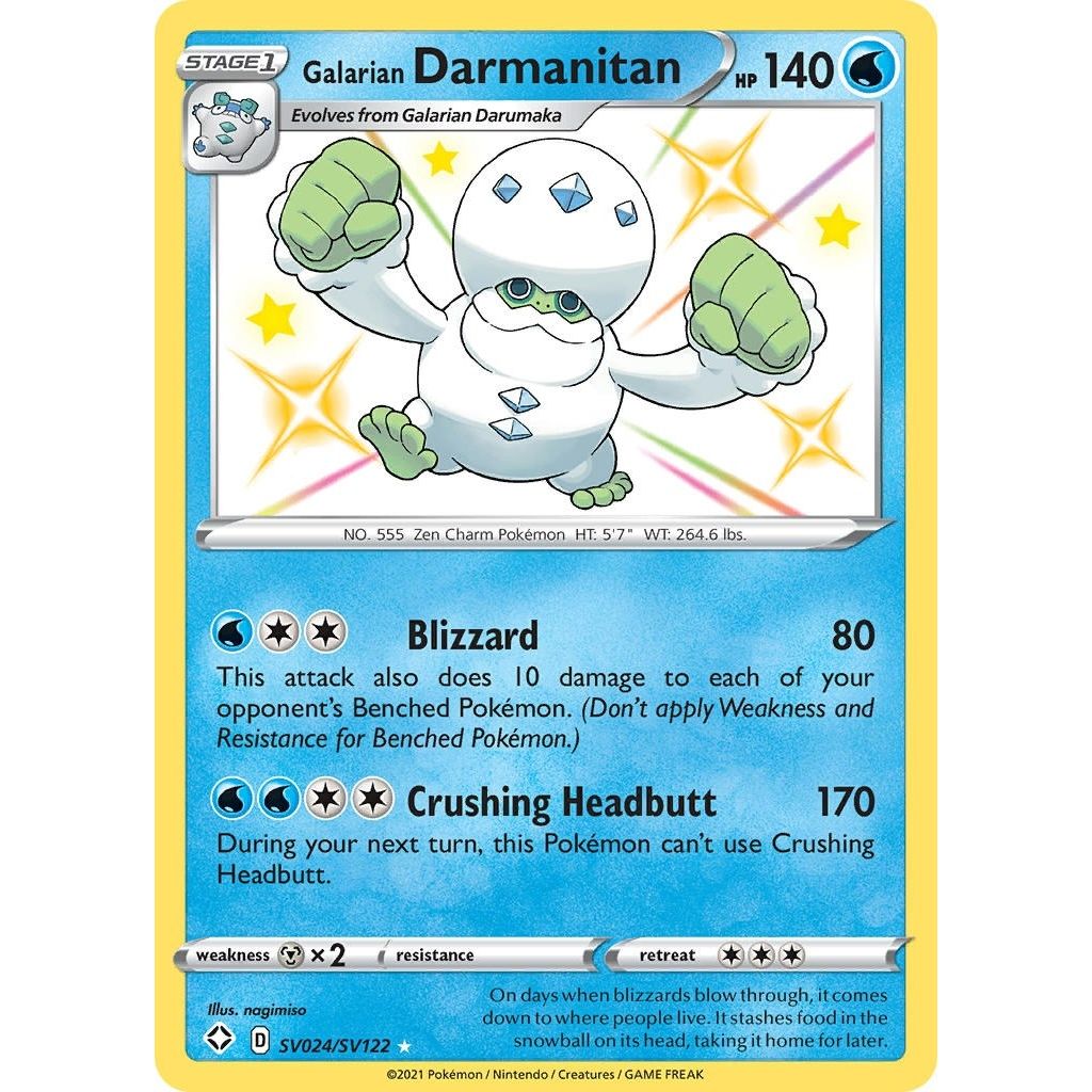 Image for Galarian Darmanitan (SV024/SV122) (SHFSV) - Pokemon