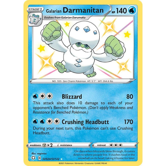 Image for Galarian Darmanitan (SV024/SV122) (SHFSV) - Pokemon