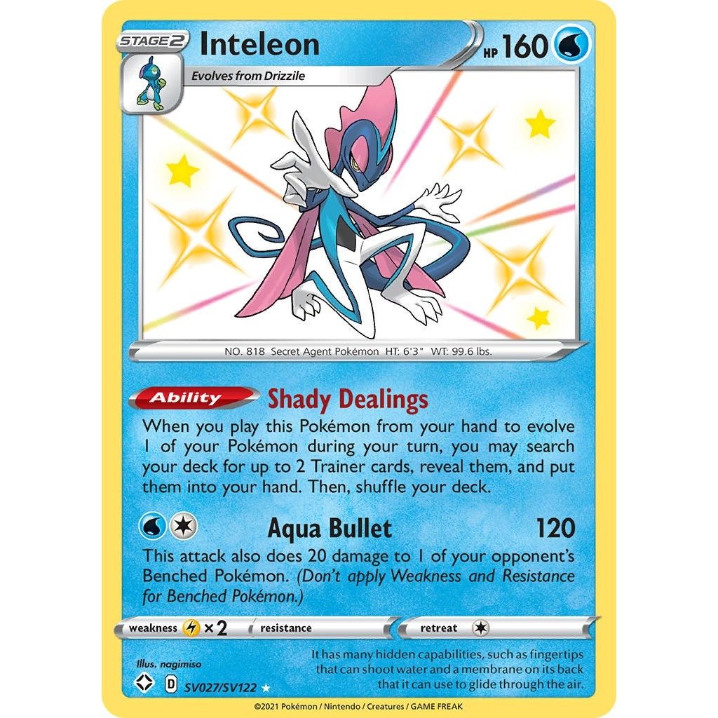 Image for Inteleon (SV027/SV122) (SHFSV) - Pokemon