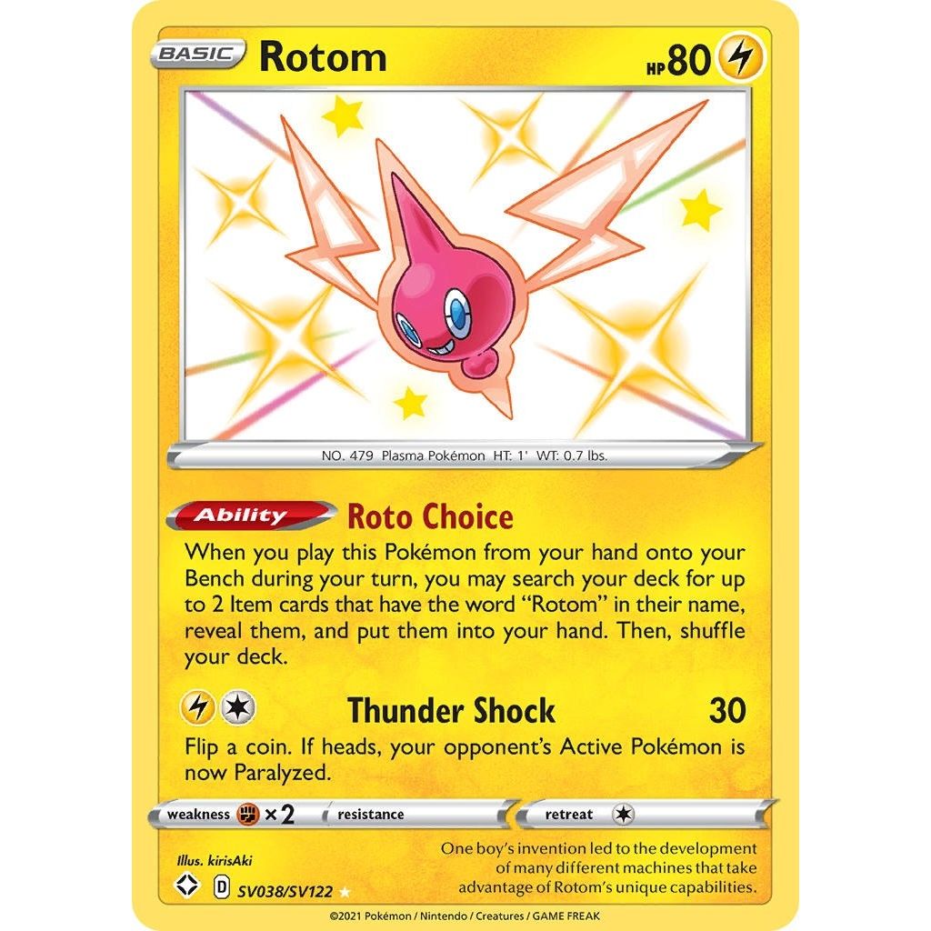 Image for Rotom (SV038/SV122) (SHFSV) - Pokemon