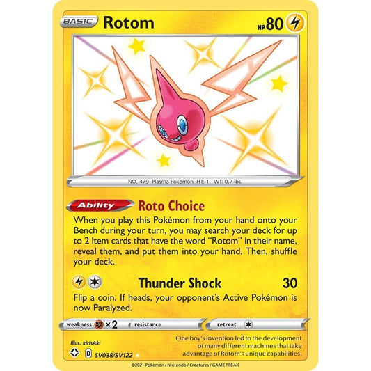 Image for Rotom (SV038/SV122) (SHFSV) - Pokemon
