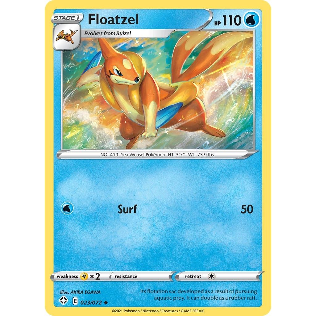 Image for Floatzel (023/072) (SHF) - Pokemon