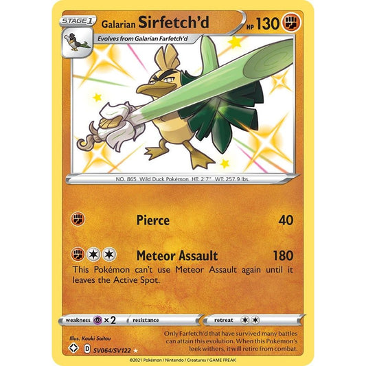 Image for Galarian Sirfetch'd (SV064/SV122) (SHFSV) - Pokemon