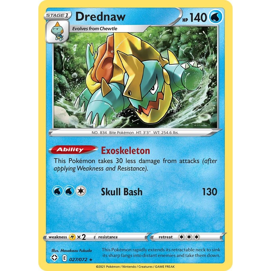 Image for Drednaw (027/072) (SHF) - Pokemon