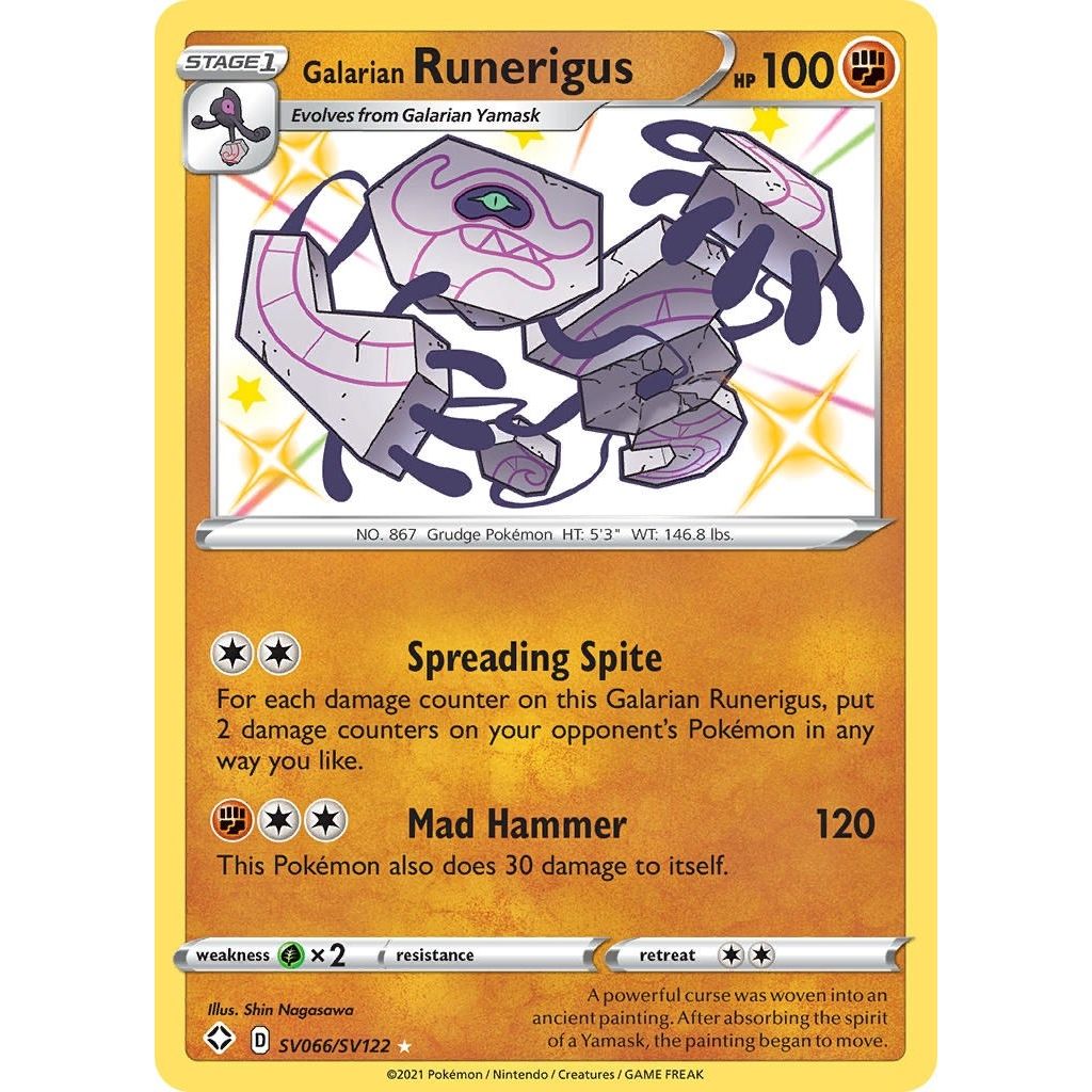 Image for Galarian Runerigus (SV066/SV122) (SHFSV) - Pokemon