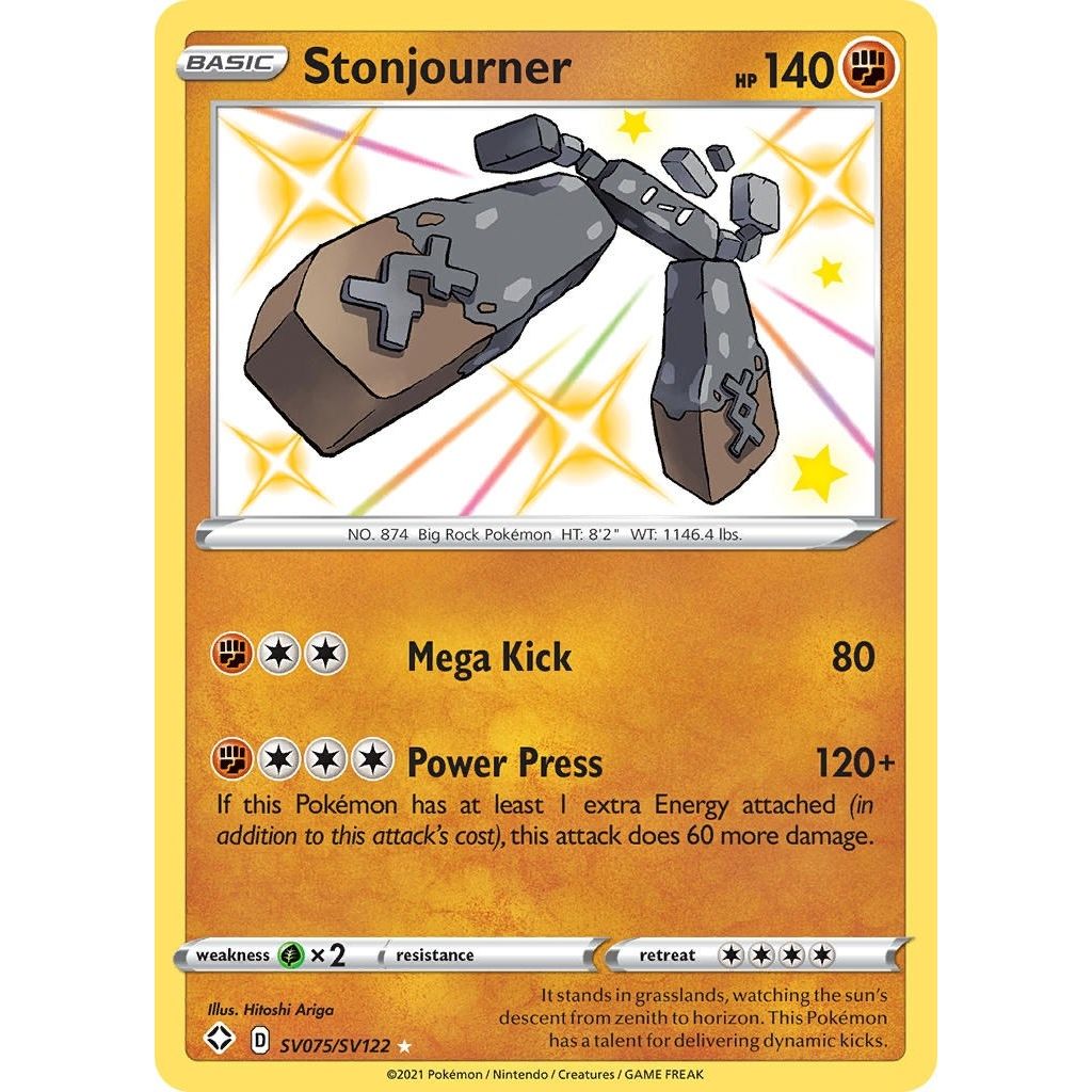 Image for Stonjourner (SV075/SV122) (SHFSV) - Pokemon