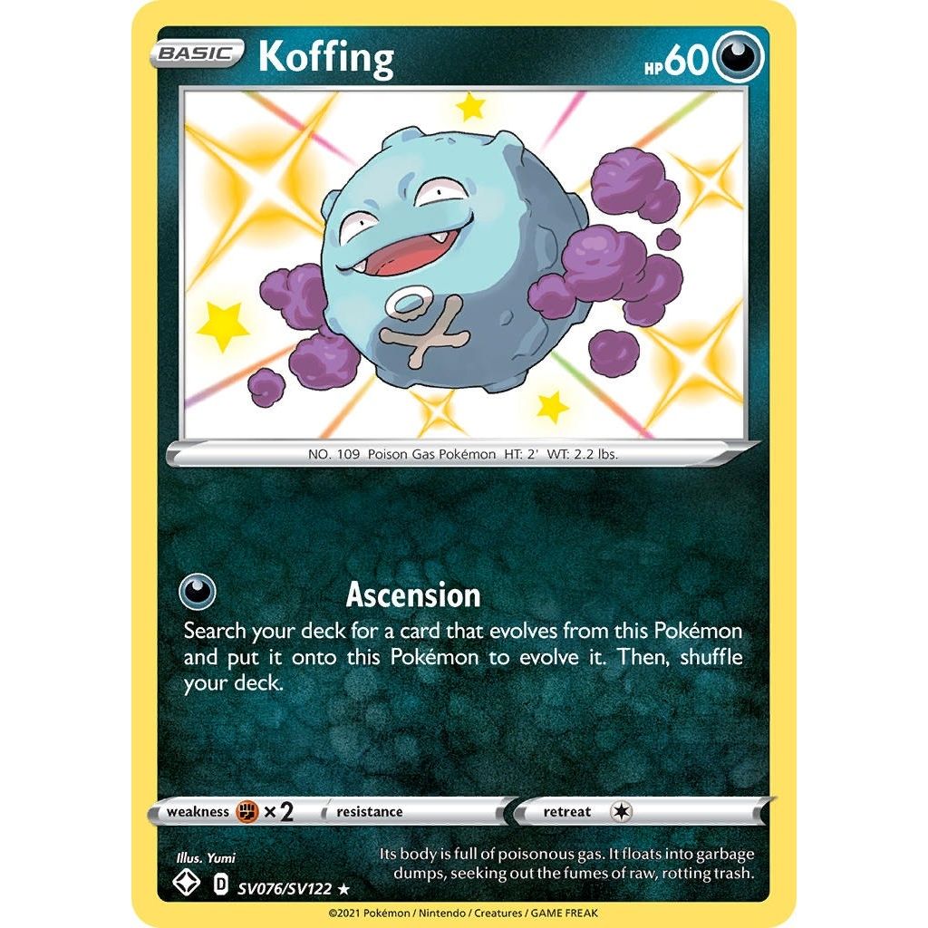 Image for Koffing (SV076/SV122) (SHFSV) - Pokemon