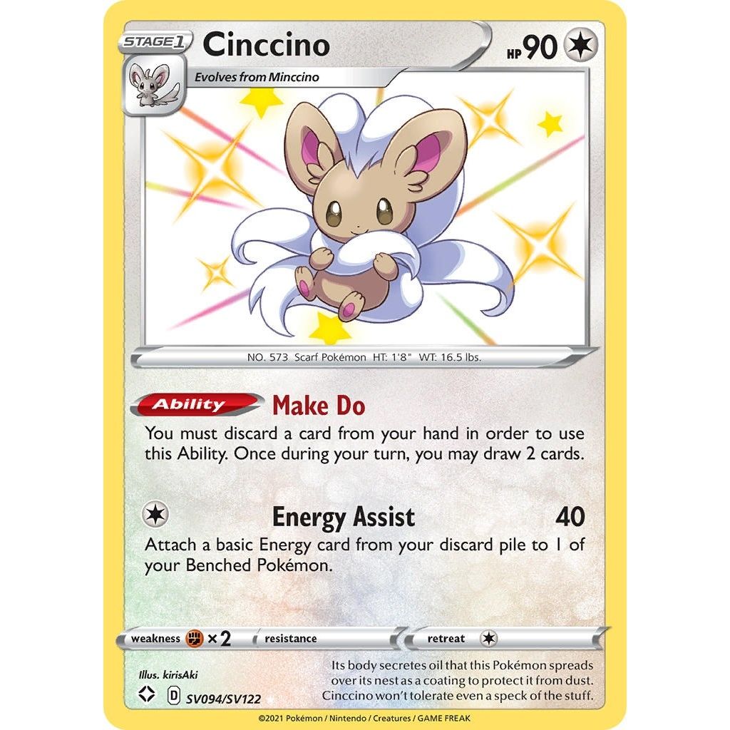Image for Cinccino (SV094/SV122) (SHFSV) - Pokemon