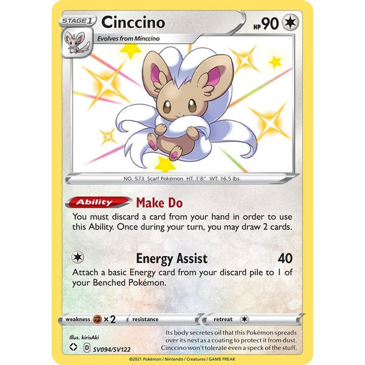 Image for Cinccino (SV094/SV122) (SHFSV) - Pokemon
