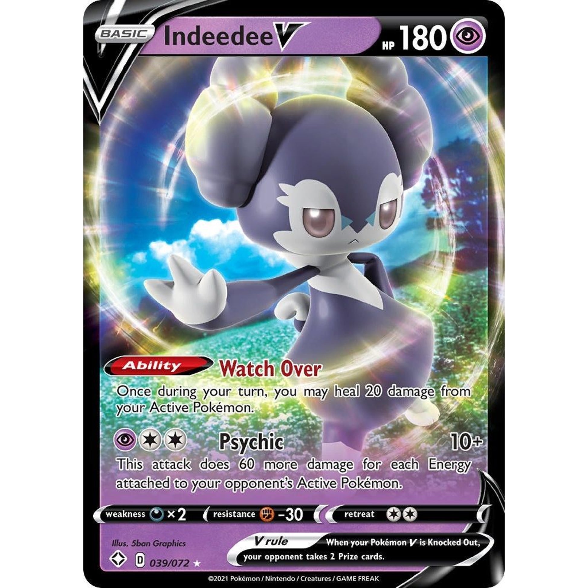 Image for Indeedee V (039/072) (SHF) - Pokemon