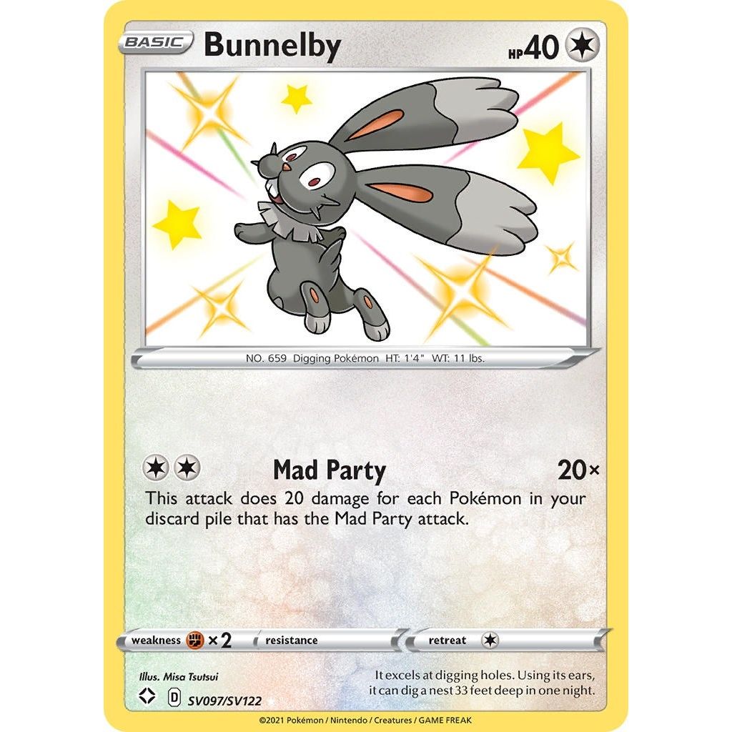 Image for Bunnelby (SV097/SV122) (SHFSV) - Pokemon