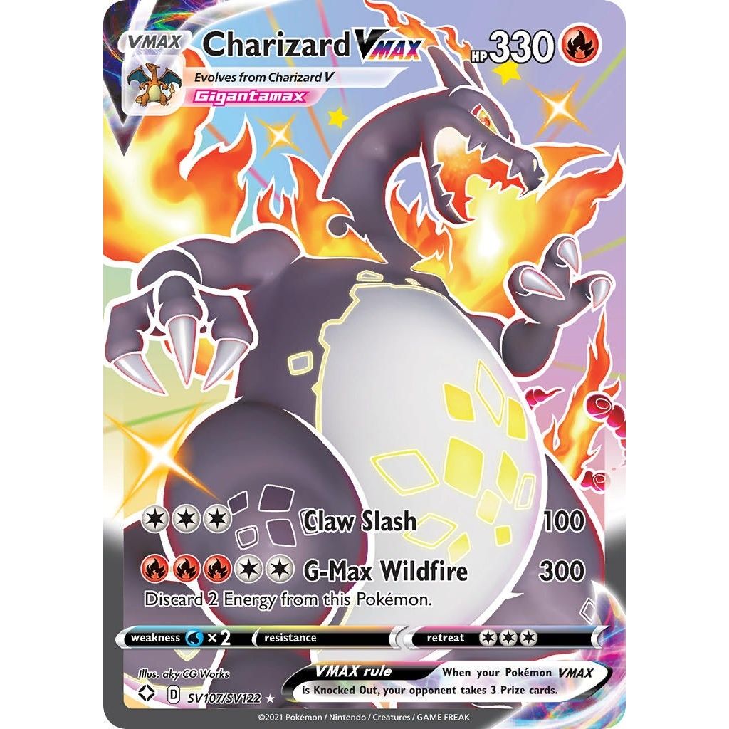Image for Charizard VMAX (SV107/SV122) (SHFSV) - Pokemon