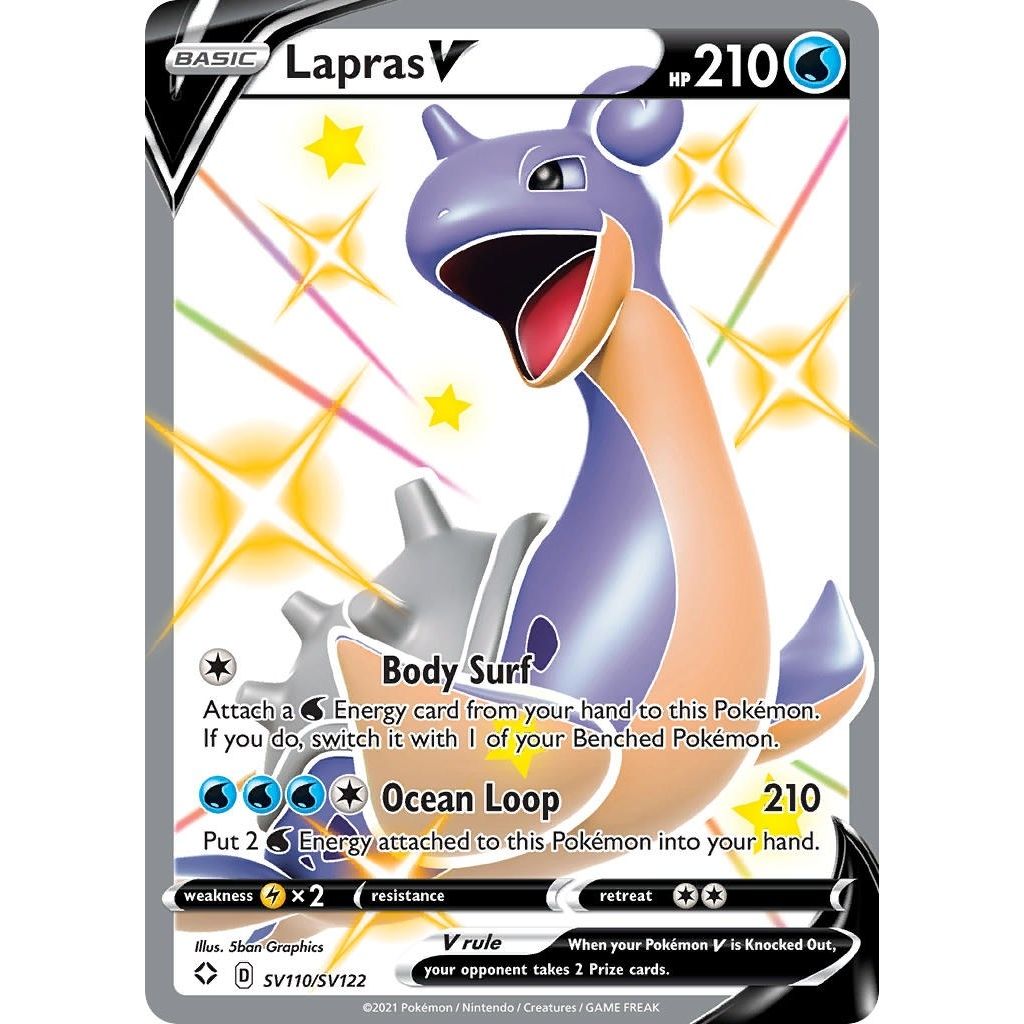 Image for Lapras V (SV110/SV122) (SHFSV) - Pokemon