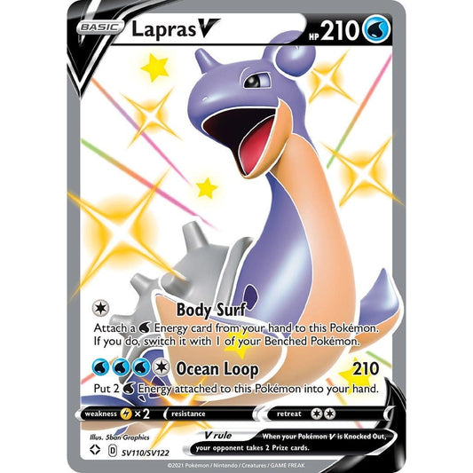 Image for Lapras V (SV110/SV122) (SHFSV) - Pokemon