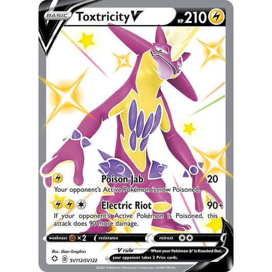 Image for Toxtricity V (SV112/SV122) (SHFSV) - Pokemon