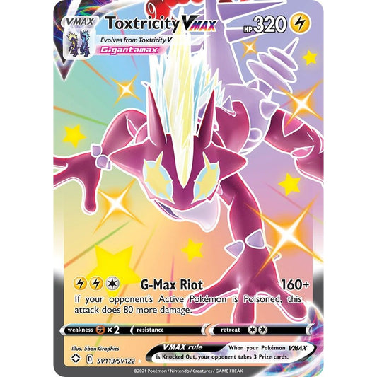 Image for Toxtricity VMAX (SV113/SV122) (SHFSV) - Pokemon