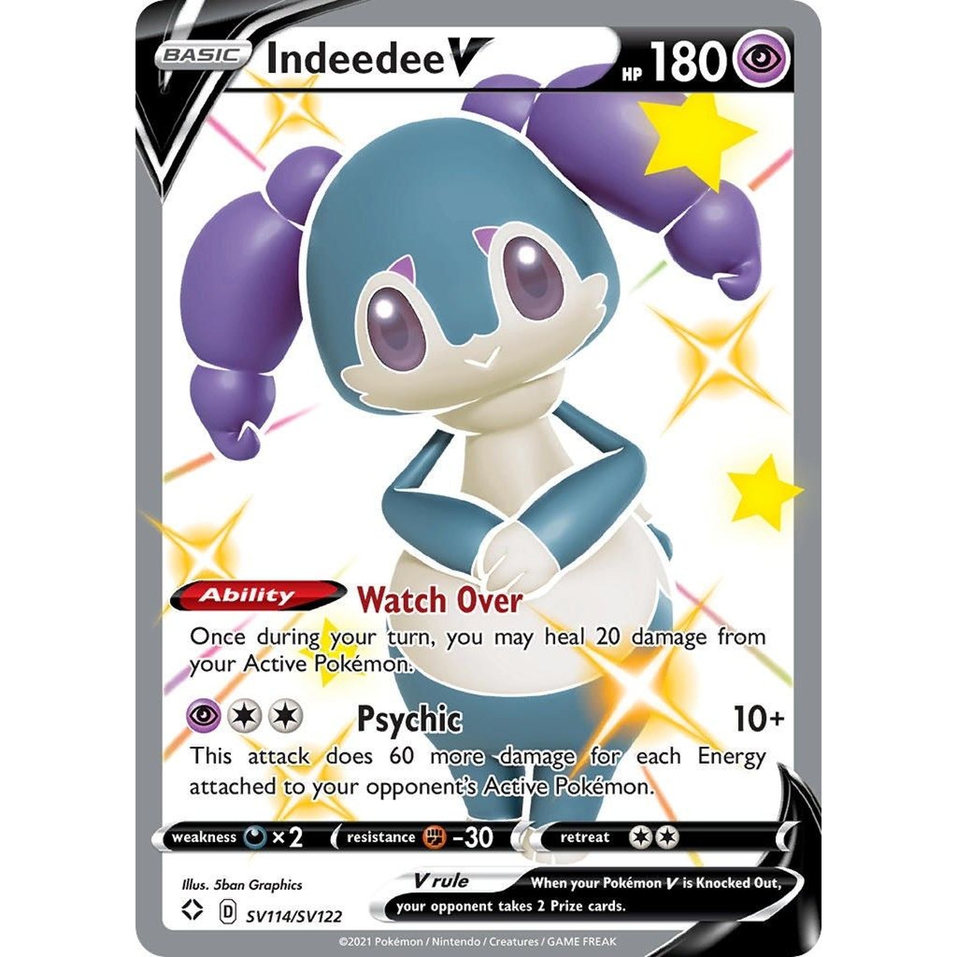 Image for Indeedee V (SV114/SV122) (SHFSV) - Pokemon