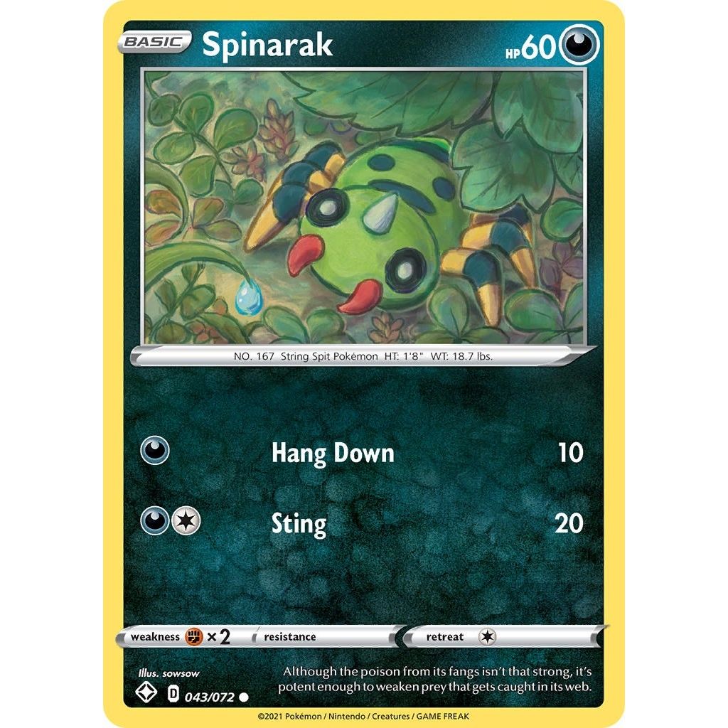 Image for Spinarak (043/072) (SHF) - Pokemon