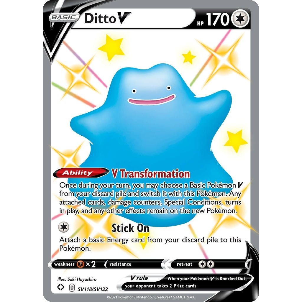 Image for Ditto V (SV118/SV122) (SHFSV) - Pokemon