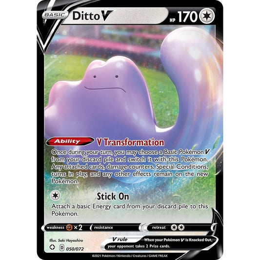 Image for Ditto V (050/072) (SHF) - Pokemon