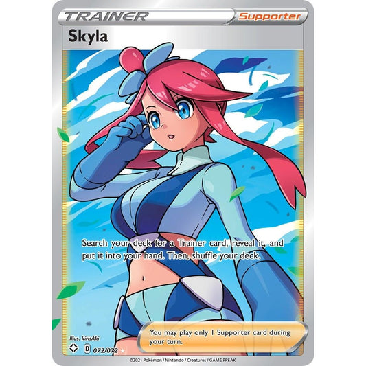 Image for Skyla (Full Art) (072/072) (SHF) - Pokemon