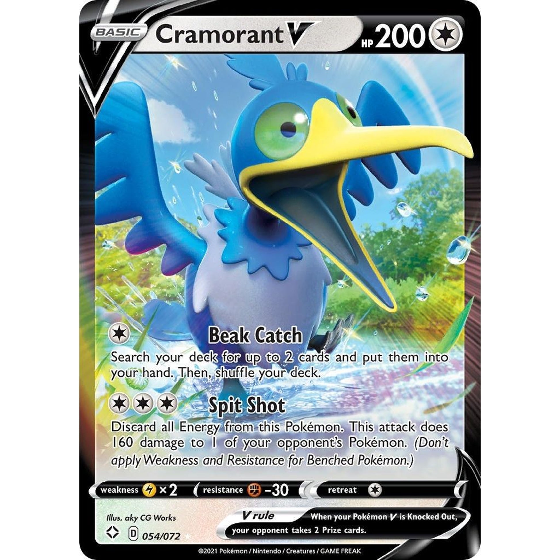 Image for Cramorant V (054/072) (SHF) - Pokemon