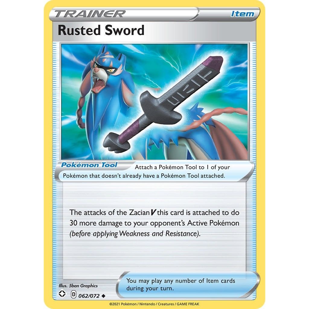 Image for Rusted Sword (062/072) (SHF) - Pokemon