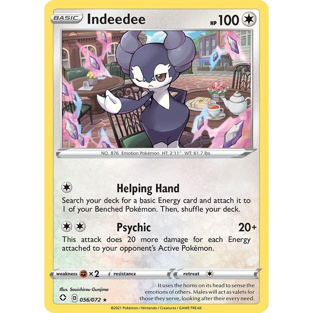 Image for Indeedee (056/072) (SHF) - Pokemon