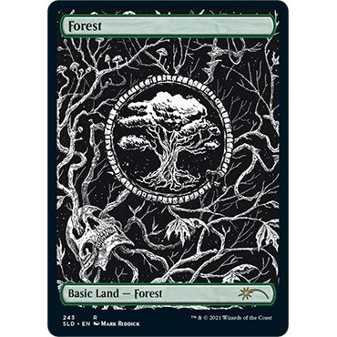 Image for Forest (Crushing Brutality) (243) (SLD) - Magic: The Gathering
