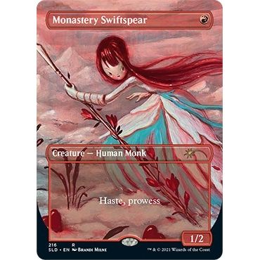 Image for Monastery Swiftspear (216) (SLD) - Magic: The Gathering