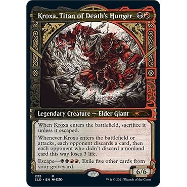 Image for Kroxa, Titan of Death's Hunger (225) (SLD) - Magic: The Gathering