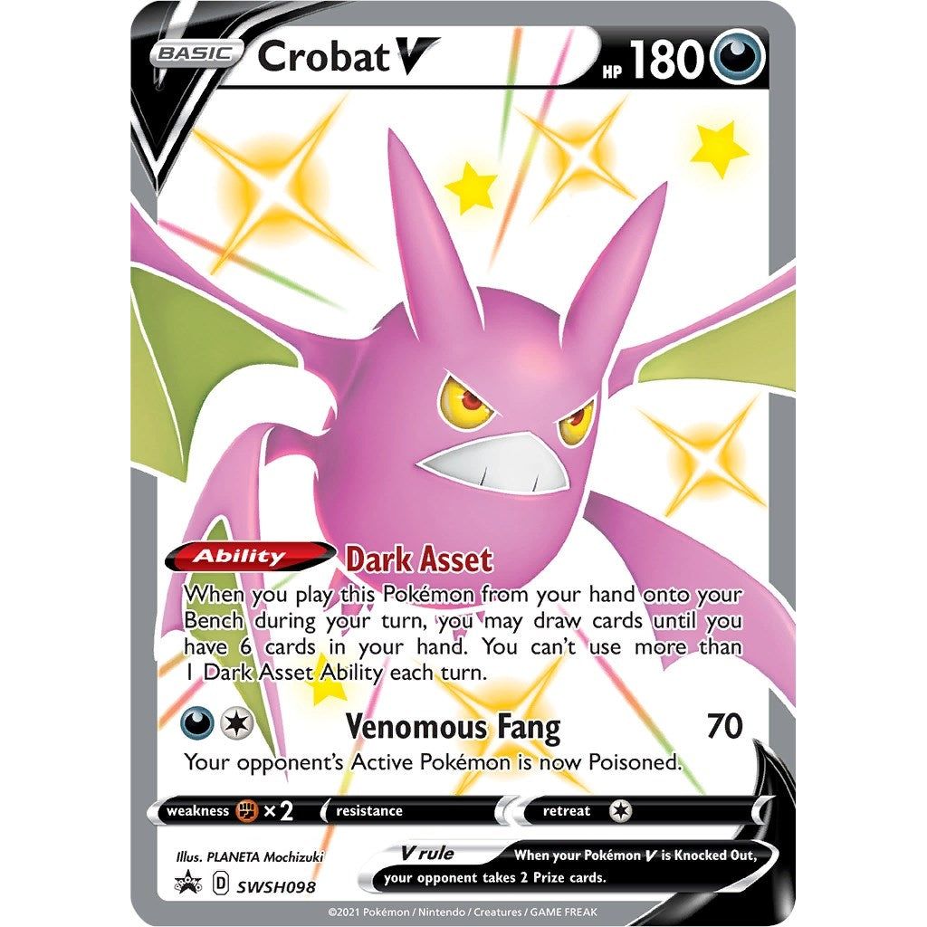 Image for Crobat V - SWSH098 (SWSH098) (SWSD) - Pokemon
