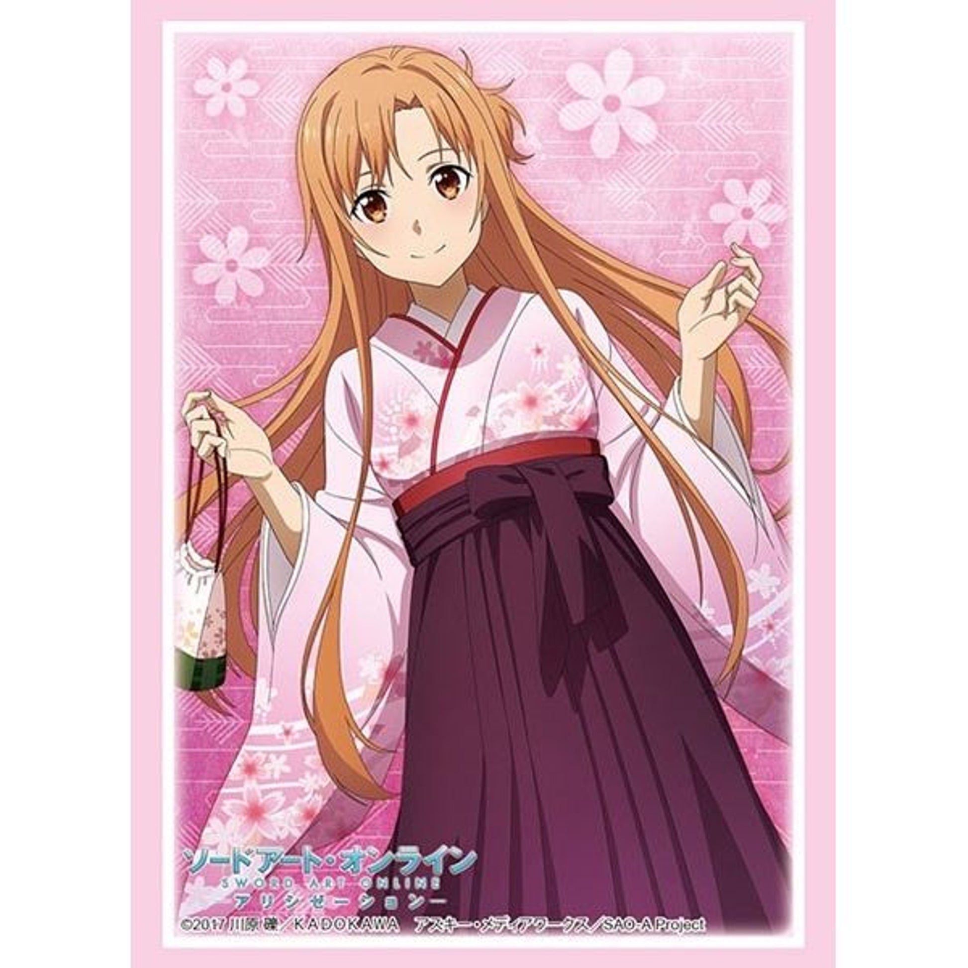Image for Bushiroad Sleeve Collection HG Vol.2747: Sword Art Online -Alicization- Asuna Hakama ver. (60-Pack) - Card Sleeves