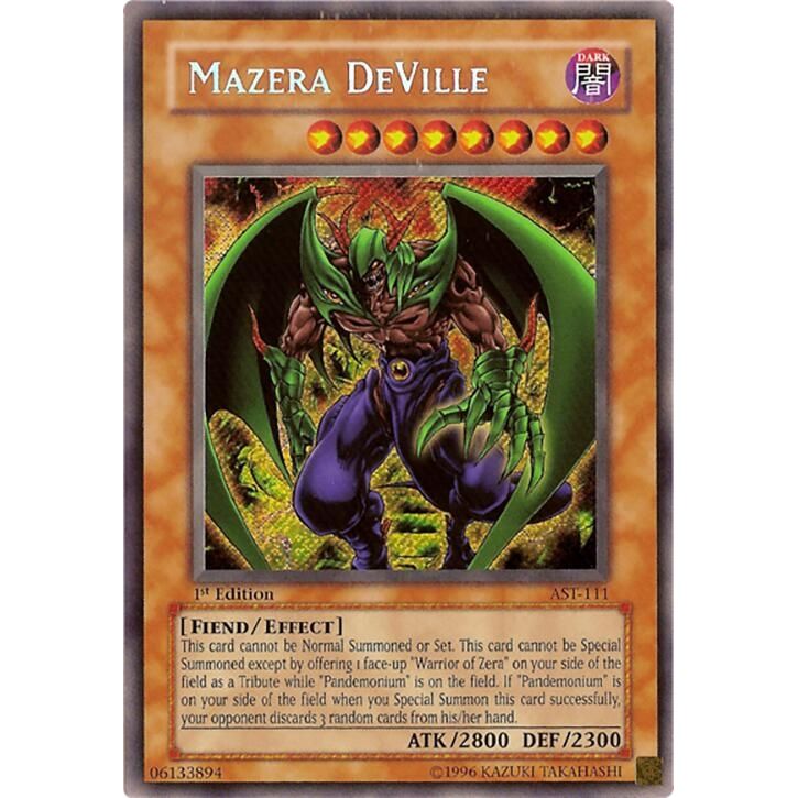 Image for Mazera DeVille (AST-111) (AST) - YuGiOh