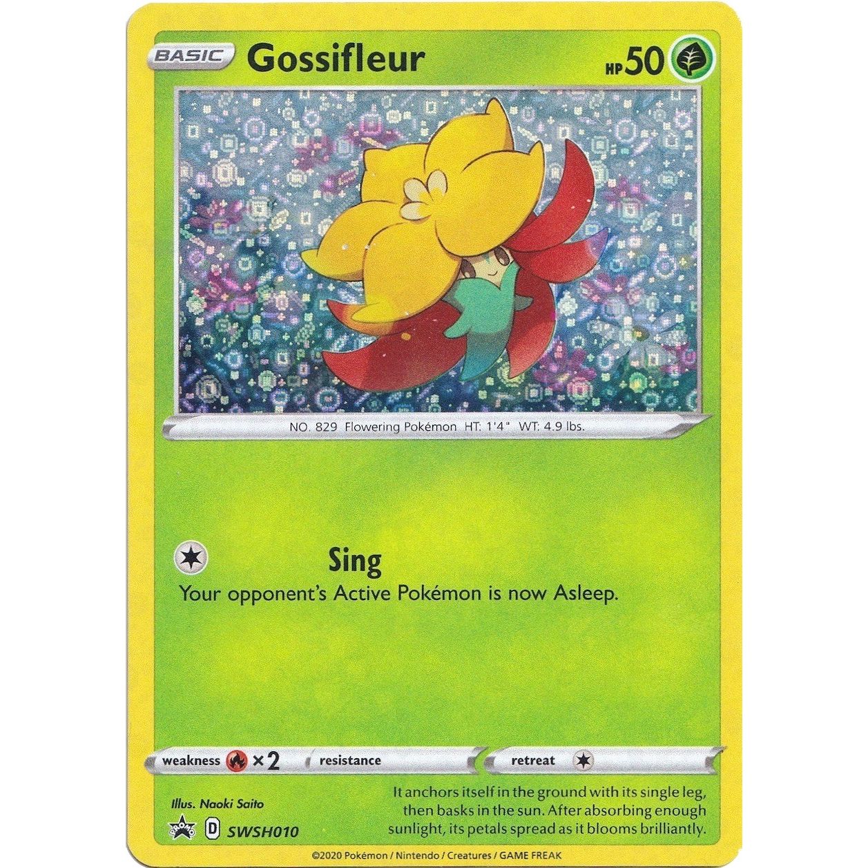 Image for Gossifleur - SWSH010 (General Mills Promo) (SWSH010) (MCAP) - Pokemon