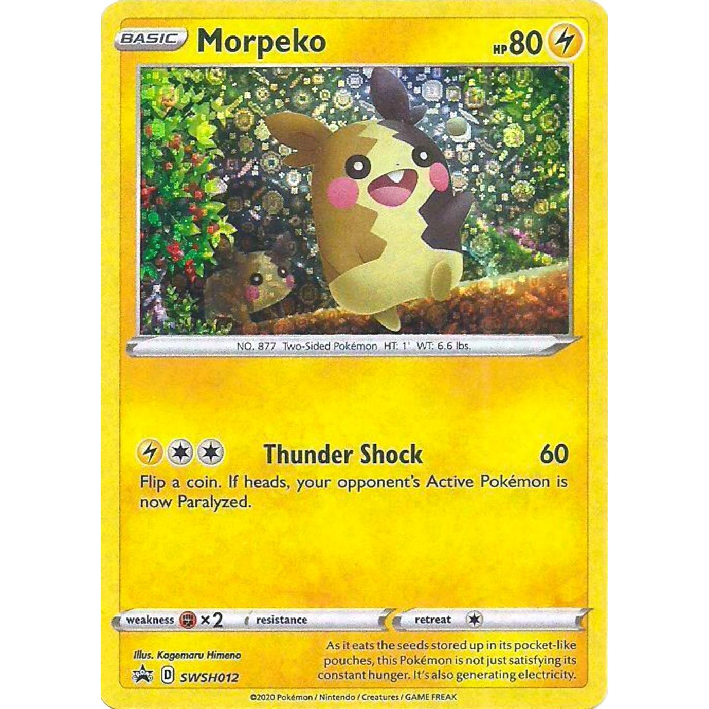 Image for Morpeko - SWSH012 (General Mills Promo) (SWSH012) (MCAP) - Pokemon