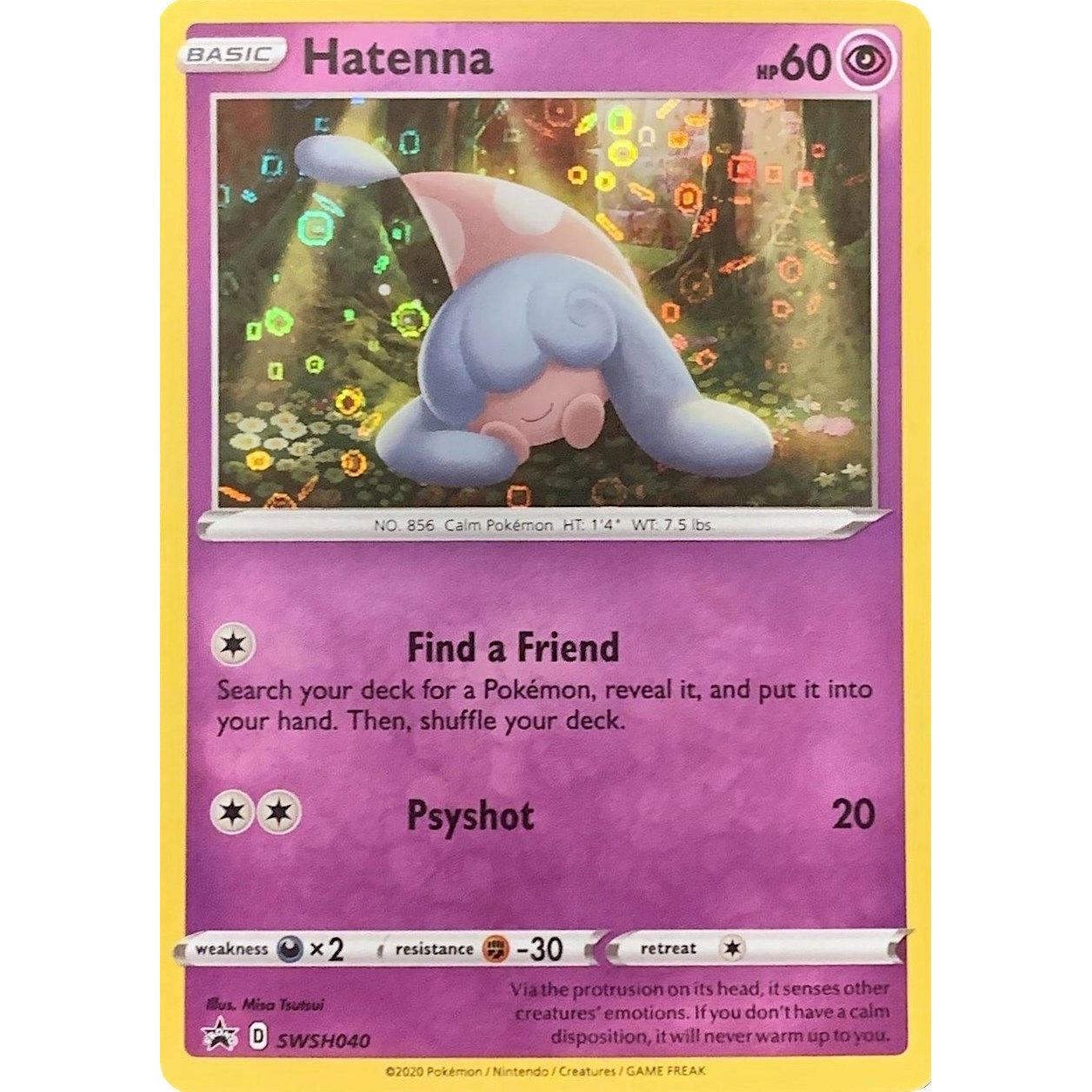 Image for Hatenna - SWSH040 (General Mills Promo) (SWSH040) (MCAP) - Pokemon