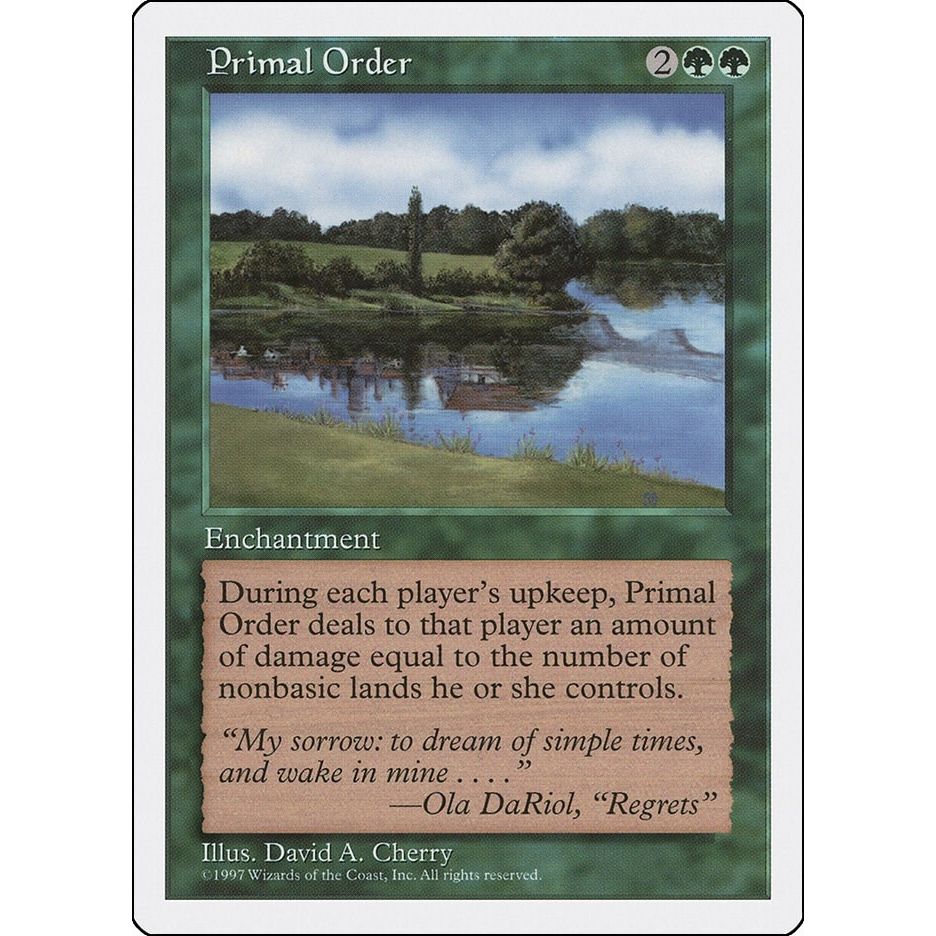 Image for Primal Order (5ED) - Magic: The Gathering