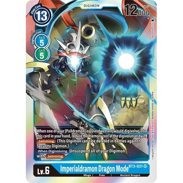 Image for Imperialdramon Dragon Mode (BT3-031 SR) (BT01-03B) - Digimon Card Game