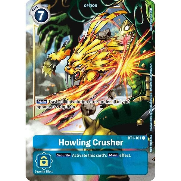 Image for Howling Crusher - BT1-101 (Dash Pack Ver. 1.5) (BT1-101 C) (BT01-03A) - Digimon Card Game