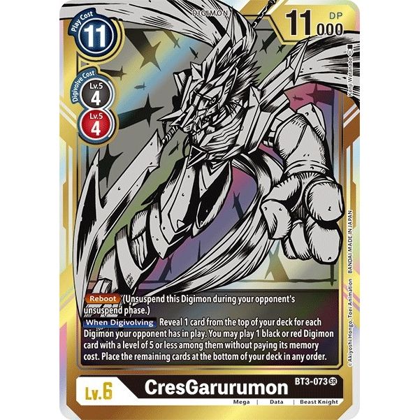 Image for CresGarurumon (Alternate Art) (BT3-073 SR) (BT01-03B) - Digimon Card Game