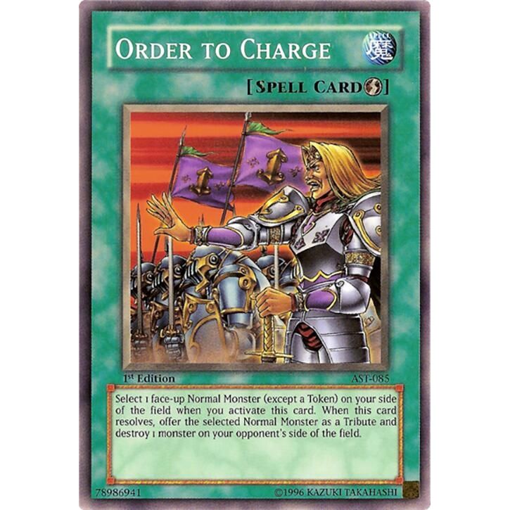 Image for Order to Charge (AST-085) (AST) - YuGiOh